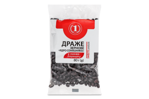 Драже зерновое Ядро подсолнуха в какао-порошке ТМ "1" м/у 80г