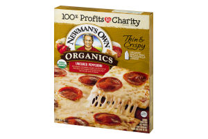 Newman's Own Organics Pizza Thin & Crispy Uncured Pepperoni