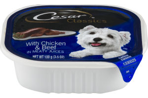 Cesar Classics Caninie Cuisine With Chicken & Beef