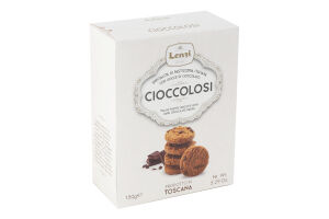 Печиво coccolosi какао та шок.Lenzi 150г