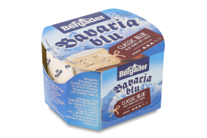 Сыр 70% мягкий с белой и голубой плесенью Bavaria blu Bergader к/у 150г