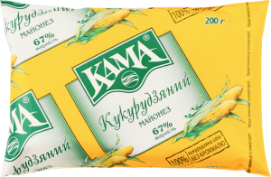 Майонез 67% Кукурудзяний Кама м/у 200г