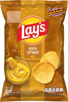 Чипсы картофельные со вкусом соуса по-голландски Нежная горчица Lay's м/у 60г