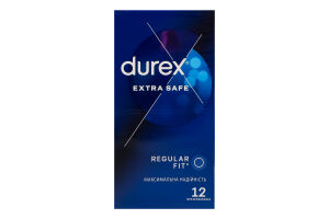 Презервативи латексні з силіконовою змазкою Максимальна надійність Durex 12шт