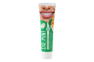 Зуб. паста Dr. Mint 130 г Комплекс трав