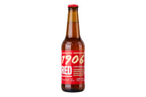 Пиво 0.33л 8% пастеризованное Red vintage 1906 Estrella Galicia бут