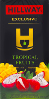Чай черный байховый мелкий с ароматом тропических фруктов Tropical fruits Exclusive Hillway к/у 25х1.5г