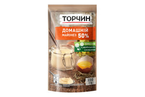 Майонез 50% Домашний Торчин д/п 150г