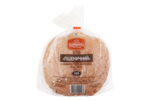 Хлеб из пшеничной муки подовый Пшеничный Рум'янець м/у 600г