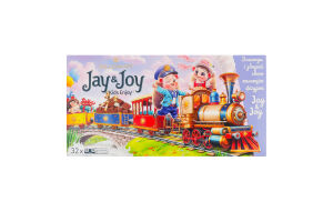Шоколад молочный с молочной начинкой Kids enjoy Jay&Joy к/у 4х90г