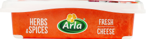 Крем-сыр 50% С травами и специями Arla п/у 200г