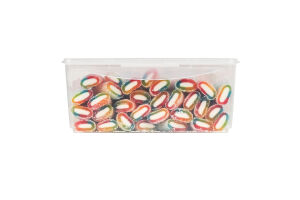 Цукерки Палички фруктові з кисл цукров глазур