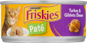 Purina Friskies Pate Turkey & Giblets Dinner