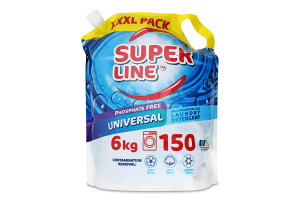Гель для прання для кольорових та білих тканин Універсальний Super Line 6кг