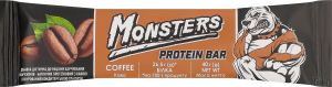 Батончик протеїновий Монстерс з кавою глазурований 40г Вале