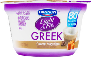 Dannon Light & Fit Greek Nonfat Yogurt Caramel Macchiato