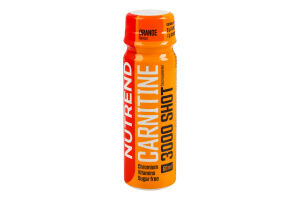 Добавка пищевая с подсластителями Апельсин Carnitine 3000 Shot Nutrend 60мл