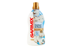 Кондиционер для полоскания белья Cotton&Musk Sarmix 900мл