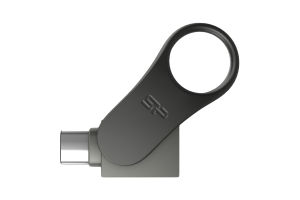 Флешка 64GB C80 USB 3.0 Type-C/USB-A №SP064GBUC3C80V1S Moblile Silicon power Transcend 1шт