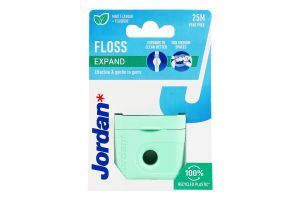 Флосс зубной расширяющийся 25м Fresh Expand Jordan 1шт
