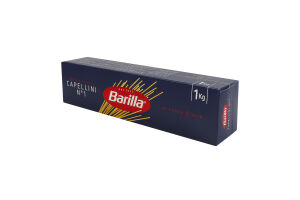 Изделия макаронные из твердых сортов пшеницы Капеллини №1 Barilla к/у 1кг