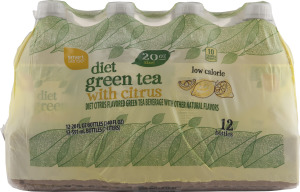 Smart Sense Diet Green Tea with Citrus Bottles - 12 CT
