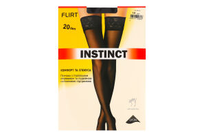 Панчохи жіночі Instinct Flirt 20den 1/2 nero