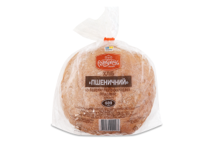 Хліб із пшеничного борошна подовий Пшеничний Рум'янець м/у 600г