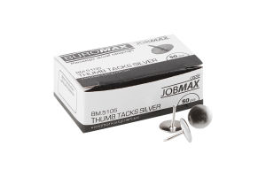 Кнопки Джобмакс нiкельовані 50шт BM.5105 Буромакс