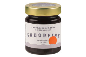 Джем из черной смородины и апельсина Endorfine с/б 234г