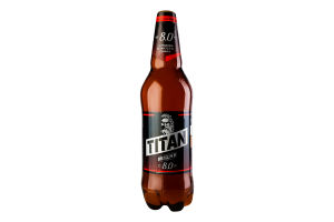 Пиво 1л 8% светлое Titan Чернігівське п/бут
