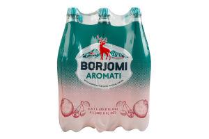 Напиток безалкогольный сильногазированный с ароматом вишни и граната Aromati Borjomi п/бут 1л