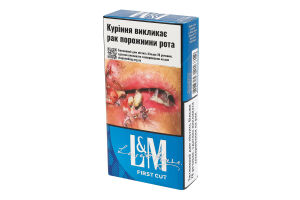 Сигарети з фільтром L&M First Cut Long Blue 20шт