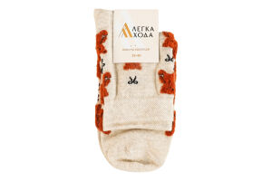 Носки женские Легка хода №5661 23-25 беж меланж