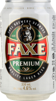 Пиво 0.33л 4.6% світле фільтроване пастеризоване Premium Faxe з/б