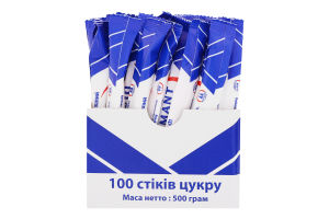 Сахар белый в стиках Diamant к/у 100шт