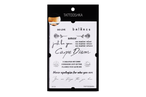 Тату Tattooshka Carpe Diem