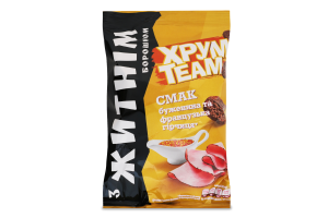 Сухарики с ржаной мукой Буженина и французская горчица ХрумTeam м/у 55г