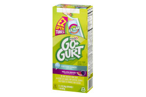 Yoplait Go-Gurt Low Fat Yogurt Cotton Candy / Melon Berry - 8 CT