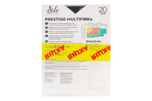 Набір колготок жіночих Siela Collant Collection Prestige Multifibra №SNA90956 20den 2 nero 2шт