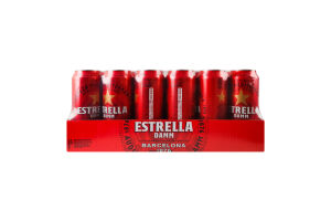 Пиво 0.5л 4.6% светлое фильтрованное солодовое пастеризованное Barselona Estrella Damm ж/б