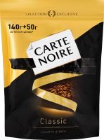 Кофе растворимый сублимированный Classic Carte Noire д/п 190г
