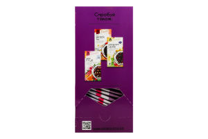 Чай чорний байховий цейлонський дрібний з ананасом, пелюстками троянд і календули Bright night Emotion Askold к/у 20х2г