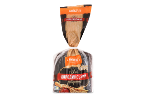 Хлеб половинка в нарезке Бородинский заварной Київхліб м/у 400г