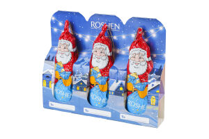 Фігури з молочного шоколаду Святий Миколай Roshen к/у 3х20г