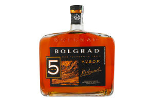 Бренди 0.7л 40% виноградный выдержанный 5 лет VVSOP Bolgrad бут