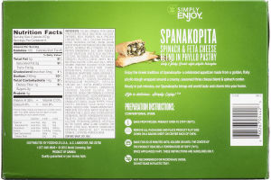 Simply Enjoy Spanakopita Spinach & Feta Cheese Blend In Phyllo Pastry - 12 CT