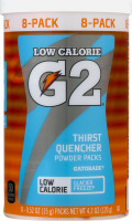 Gatorade G2 Low Calorie Powder Packs Glacier Freeze - 8 PK
