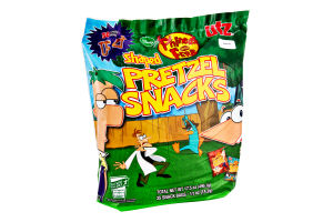 Utz Disney Phineas and Ferb Shaped Pretzel Snacks - 35 CT