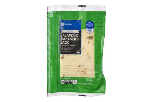 SE Grocers Sliced Jalapeno Habanero Jack Natural Cheese - 12 CT